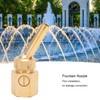 Female Thread Fountain Nozzle Brass Adjustable Water Spray Head with