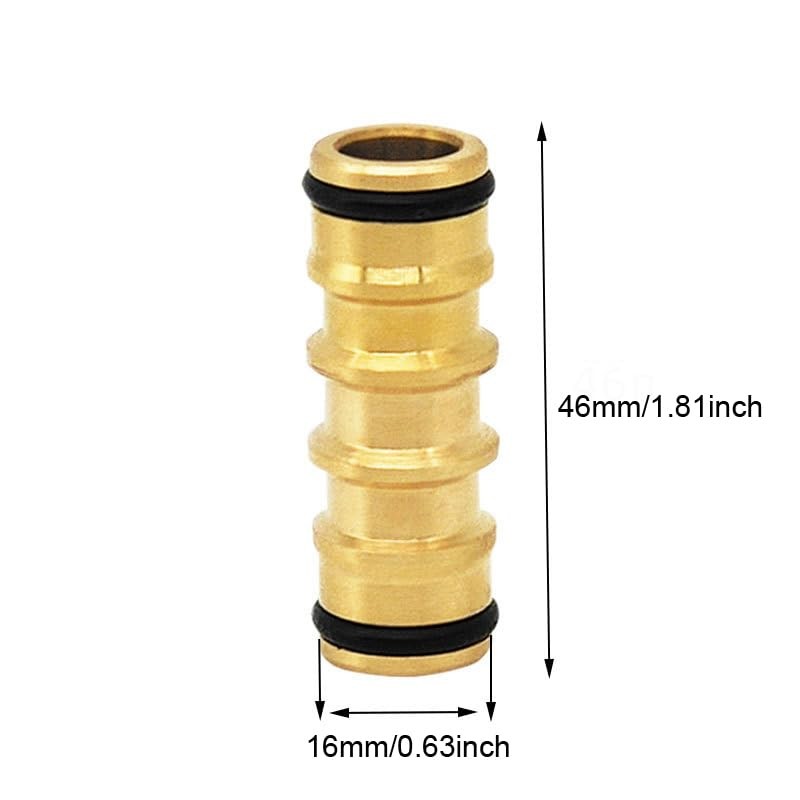 RecDec 2 Pack Garden Hose Quick Connect Fittings Coupler Male