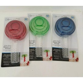 Mainstays Set of 3 - Wide Mouth Mason Jar Infuser BPA Free