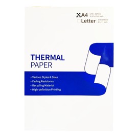 Aimo Pack of 100 Thermal Paper A4 for Portable Aimo Printers M08F Q22 - Thermal Printer Paper - 70 g/m² - Thermal Paper A4