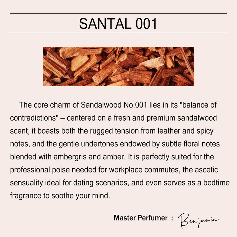 Santal 001 Signature Edition-3.4 Oz-Inspired by S.antal .33 Perfume