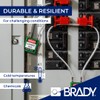 Brady Compact Cable Padlock - Lockout Tagout Security Lock -
