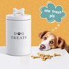 Barnyard Designs Large Dog Treat Container Airtight with Lid, Cute