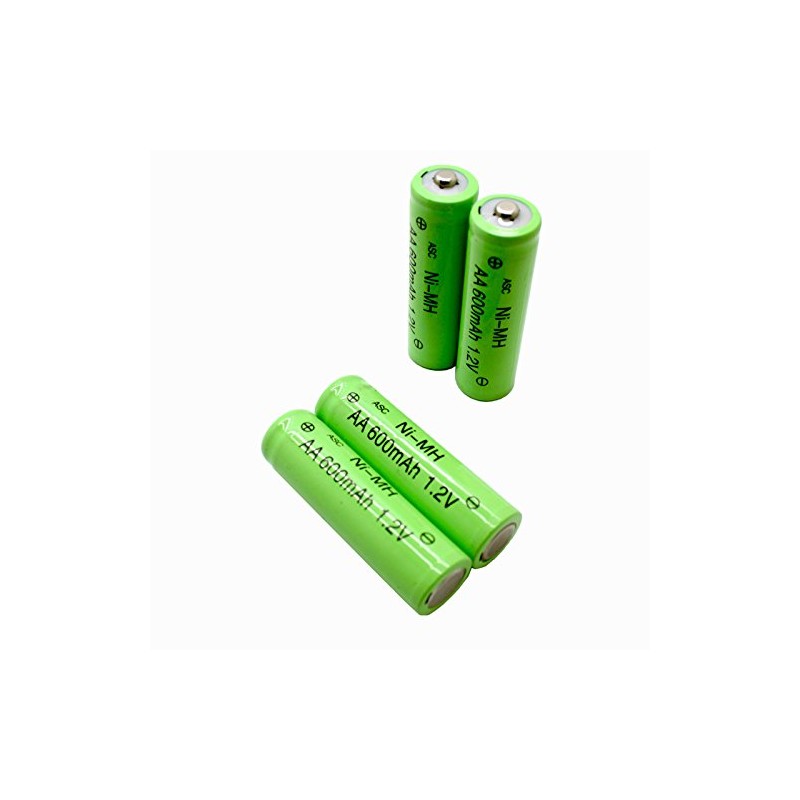 ASC Solar Light AA Ni-MH Rechargable Batteries (Pack of 12)