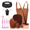 Set Piezas Autobronceador Incluye Guante Exfoliante Aplicador Loción Bronceadora Espalda