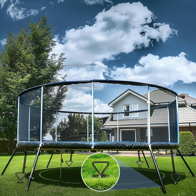 Trampoline Stakes Ground Anchors Screw in, Trampoline Anchors with Strong