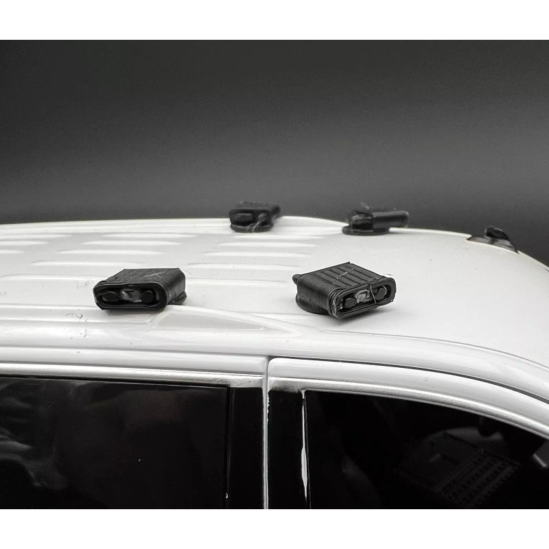 Non-operating Lightbars 4 Pack 1/24 ALPR License Plate Reader Police