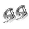 2 Pcs Stainless Steel Spring Hook 65mm Rust Prevention Spring