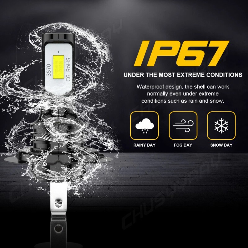 CHUSYYRAY For Subaru Outback 2010-2014 6x LED Headlight Fog Light