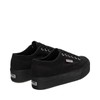 Superga Unisex 2790 Platform Sneaker, Full Black, 5.5 US Men