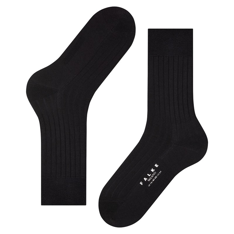Falke Milano SO 14683 Men's Socks Black 47/48
