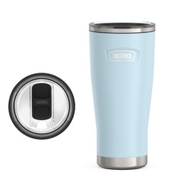 THERMOS ICON SERIES Stainless Steel Cold Tumbler with Slide Lock, 24 Ounce, Glacier