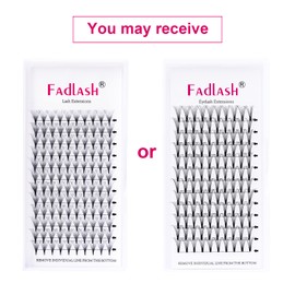 FADLASH Pro Point Volume Lash Extensions - 10D 0.07 D Curl, 8mm Premade Fans