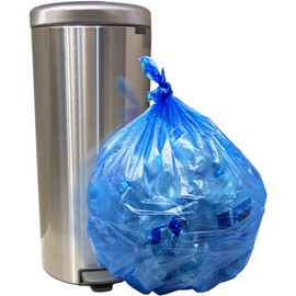 Reli. SuperValue 16-25 Gallon Recycling Bags | 240 Count Bulk | Blue Trash Bags | Commercial Can Liners