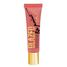 L.A. Girl Glazed Lip Paint, Peony, 0.4 Ounce (Pack of 3)
