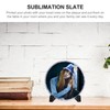 Abaodam Photo Frame Stone Slate Plate Sublimation Photo Slate Sublimation