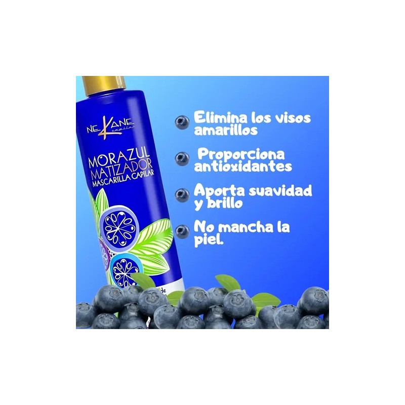 Duo Nekane Shampoo Y Mascarilla Mora Azul Matizante