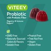 Viteey Probiotic Gummies with Prebiotic Fiber, Extra Strength 2 Billion