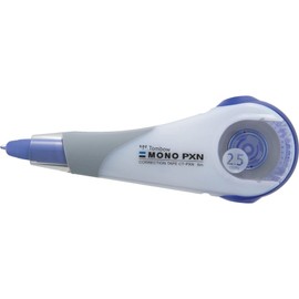 Tombow Pencil CT-PXN2.5 Correction Tape, 0.1 inch (2.5 mm) MONO Mono PXN (Ultra Fine 0.1 inch (2.5 mm) Wide), Refill Type, 13.2 ft (6 m)