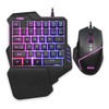 RedThunder Combo de teclado y mouse RGB para juegos con