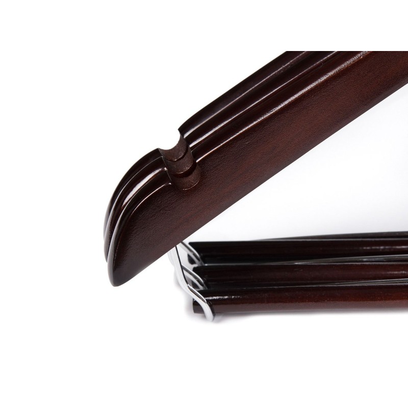 Quality Hangers Wooden Hangers Beautiful Sturdy Suit Coat Hangers with