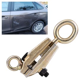Qiilu 5 Ton Top & Straight 2 Way Auto Body Repair Pulling Pull Clamp, Self-Tightening Frame Grips
