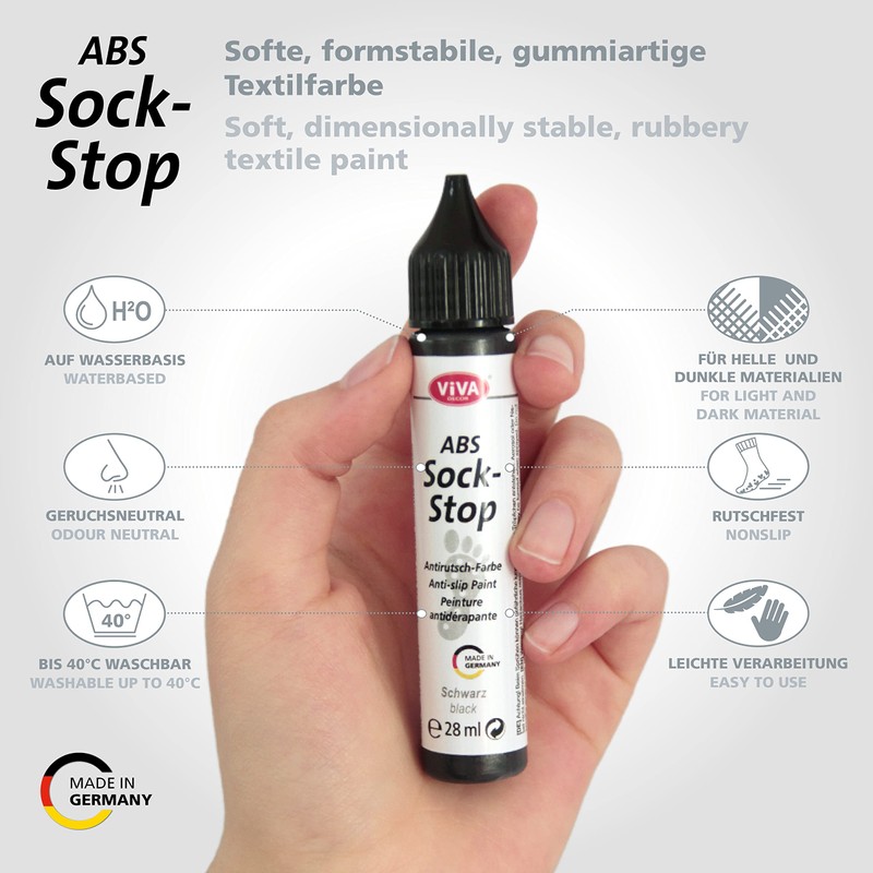 Viva Decor ABS Sock Stop 4 x 28 ml Set