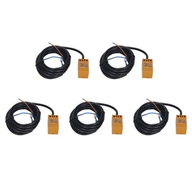 5Pcs Proximity Switch NPN Normally Closed IP65 28Hz Working Frequency Proximity Sensor 90‑250VAC 100mA