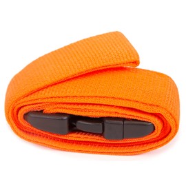 Primacare IR-5006-3 Pack of 3 Unisex Restraint Strap with Plastic Buckles for Patients, Adults and Kids, Medical Disposable Waterproof Straps with Adjustable Locking for Easy Attachment, 2"x7", Orange