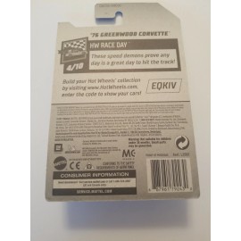 Hot Wheels '76 Greenwood Corvette 4/10. 34/250