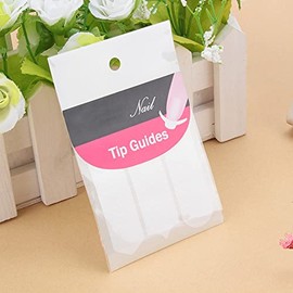 Piezas de Pegatinas de Manicura Francesa para Decoración de Uñas, Pegatinas de Guías de Punta Francesa Pegatinas de Uñas Francesas con Forma de Guías de Flecos para Herramientas de Plantilla de Decora