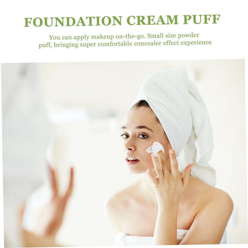Healeved 15pcs Makeup Puff Soft Finger Powder Sponge for Foundation