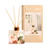Reed Diffuser Set Rose Scent 3.38 Oz Reed Diffuser with