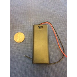 endlessparts 4x on/off switch Storage Holder Case Box 2 X AAA Battery Wire Black plastic c12