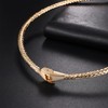 Cupimatch Short Necklace Snake Collar: Women's Curved Cuff Copper Snake