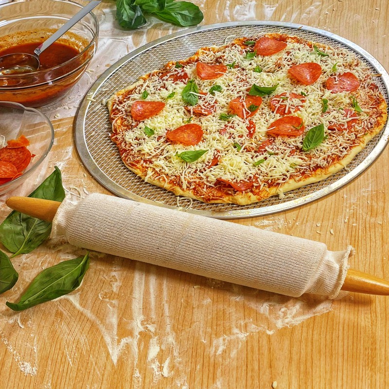 Norpro Rolling Pin Covers-2 Pieces, one Size, White