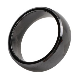 ASHATA NFC Smart Ring, Ceramic Finger Ring, Access Control, Attendance Control, Key for Electric Vehicles, Electronic Business Cards, Encryption of the, Ceramic