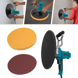 DYNAMI Handheld Wall Sander,850W Electric Sander for Drywall,Adjustable Speed Sanding Machine,Rotatable 360 Degree,Include Sandpaper, Sponge Wheel, Hard Wipe Plate