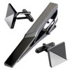 Tabarat Kts-003 Men's Tie Clip Cuff Set, Made in Japan,