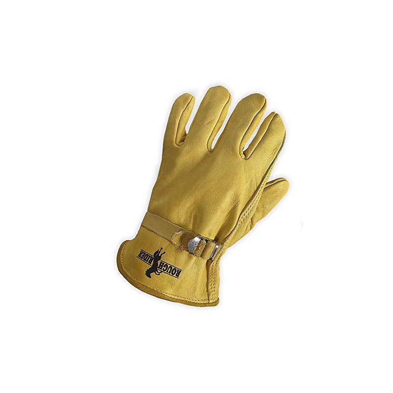 Galeton Rough Rider Premium Leather Driver Gloves with Leather Pull