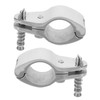 BIUDECO 2pcs Stainless Steel Jaw Slide Clamp Canopy Connector for