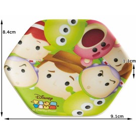Skater MPHN1 Mini Plate, Small Plate, Accessories, Small Storage Tsum Tsum Tsum Toy Story