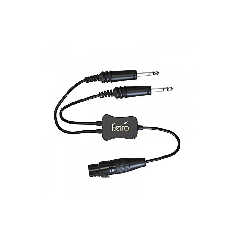 Airbus XLR to GA (Dual Plug) Pilot Headset Adapter