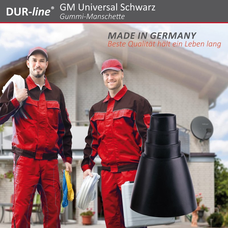 Dur-Line Universal Rubber Cuff – Made in Germany – 32-60