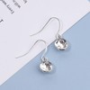 Yheakne Crystal Dangle Drop Earrings Silver Dangle Crystal Hook Earrings