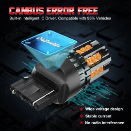 CHUSYYRAY 2X Amber LED Front Turn Signal Light fit Toyota Tacoma 2016-2023 7443 7440A