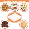 JJO Mini Pizza Boxes 3.5x.3.5x0.8 Inches 50 Pack Disposable Small