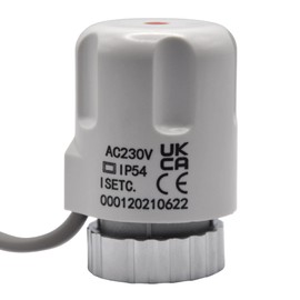 Water Underfloor Heating Actuator 230v Normally Closed Fits Most UK Manifolds M30 x 1.5 Thread Including Kudos Tradings Next Working Day Prime Delivery