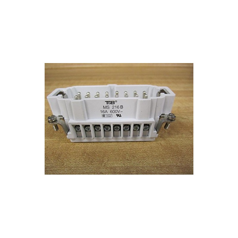 T&B MS-216B Plug Connector 16A 600VAC