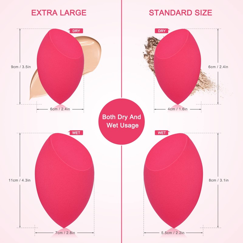 EXTRA LARGE 11CM Make Up Beauty Sponges Blender BIG for